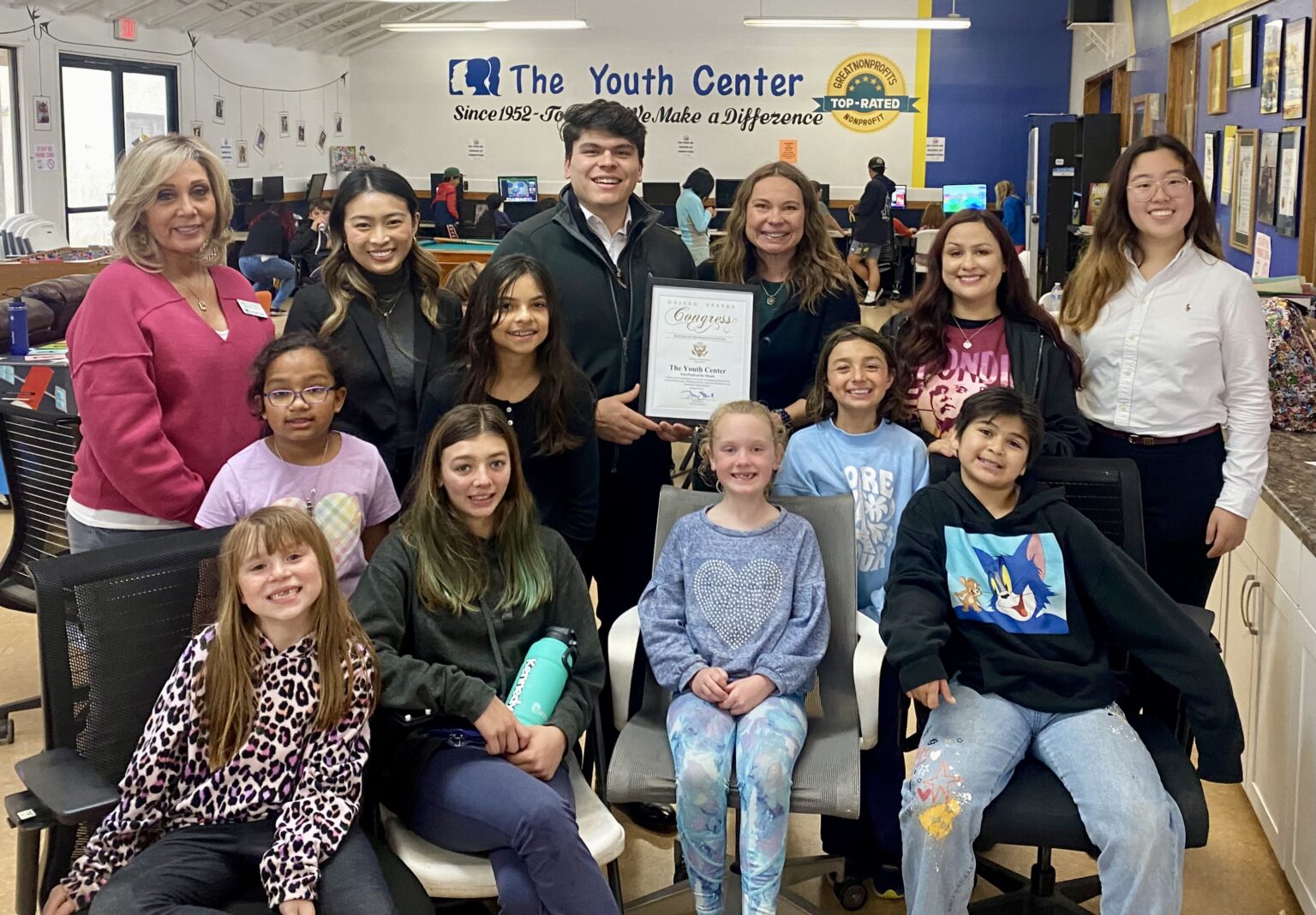 US Congress Names The Youth Center Nonprofit of the Month The Youth