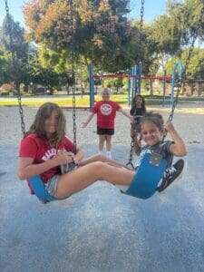 RASCALS students playing at the playground