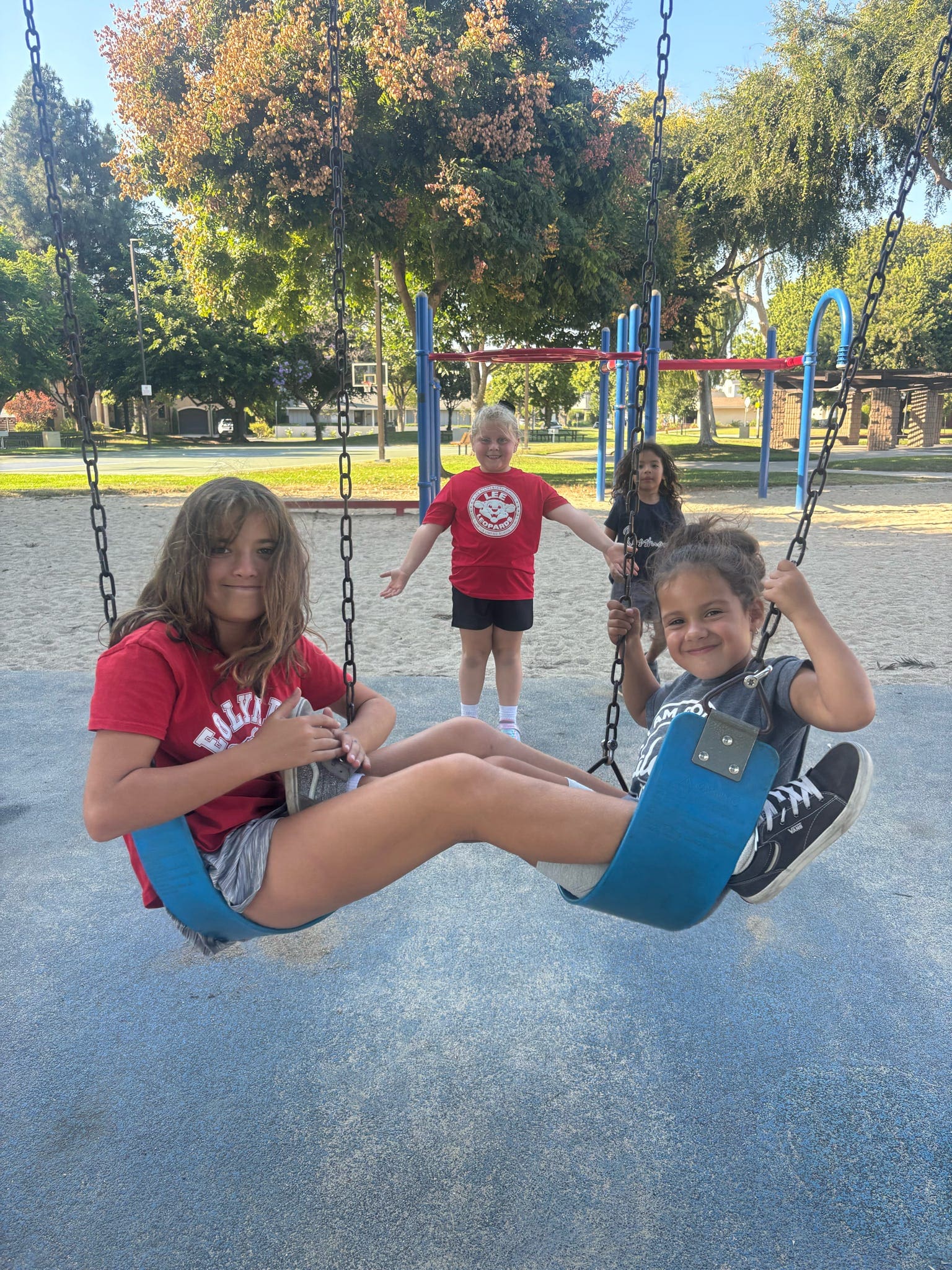 RASCALS students playing at the playground